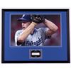 Image 1 : Clayton Kershaw Dodgers 17x21 Custom Framed Autographed Card Display With 2009 SP Legendary Cuts Fut