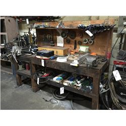 LOT OF REMAINING ITEMS ON TOOL BENCH INC. TOOL BENCH