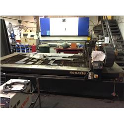 KOMATSU MODEL G9120-II RASOR 5' X 10' PLASMA CUTTING DRY TABLE WITH KOMATSU CUTTING CONTROLS, GAS UN