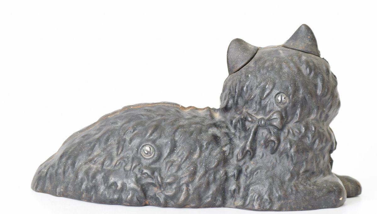 Antique Cast Iron Cat Door Stop