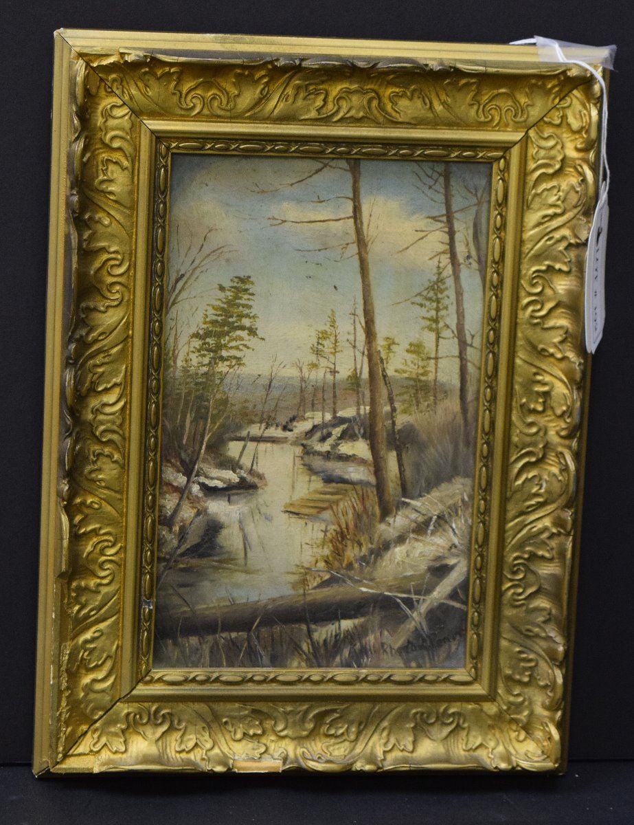 American Artist Rhoda L Pearce Signed Painting