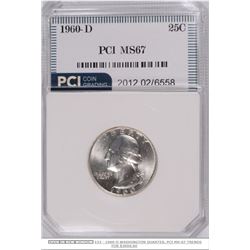 1960-D US Washington Quarter - MS 67!!