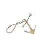 Image 1 : SOLID BRASS ANCHOR 6" KEYCHAIN