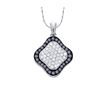 Image 1 : 10KT White Gold 1.00CTW DIAMOND FASHION PENDANT