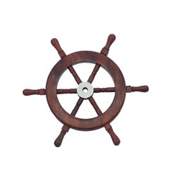 NAUTICAL DELUXE CLASS HAMPTON WOOD AND SOLID BRASS 9  S