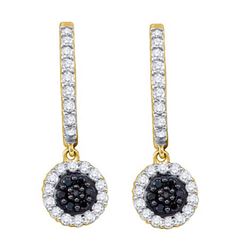 10KT Yellow Gold 0.49CTW DIAMOND FASHION EARRING