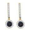 Image 1 : 10KT Yellow Gold 0.49CTW DIAMOND FASHION EARRING