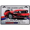 Image 1 : MUSTANG EMBOSSED METAL SIGN