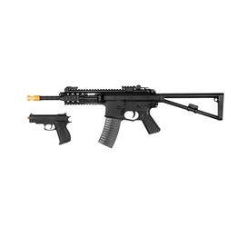 G-37 AIRSOFT RIFLE SET COMES W/ PISTOL FLASHLIGHT, LASE