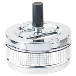 Disco Stainless Steel Spinner Cigarette Ashtray