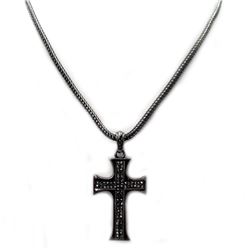 STAINLESS STEEL CROSS PENDANT COMES W/CHAIN