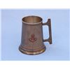 Image 1 : ANTIQUE STYLE BRASS ANCHOR MUG W/CLEAT HANDLE 5"