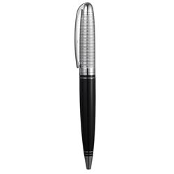 Caseti Stan Silver Diamond Black Resin Ball Pen