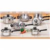Image 1 : 17pc Stainless Steel Cookware Set