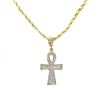 Image 1 : BRASS CROSS PENDANT COMES W/CHAIN