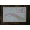 Image 1 : GENUINE AUTHENTIC 1901 MAP OF CUBA