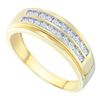 Image 1 : 14KT Yellow Gold 0.25CT DIAMOND FASHION MENS BAND