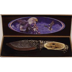 WILDLIFE EDITION "EAGLE" DISPLAY KNIFE W/CASE