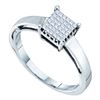 Image 1 : 14KT White Gold 0.25CTW DIAMOND INVISIBLE RING