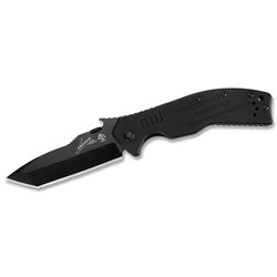 KERSHAW EMERSON BLACK TANTO POINT BLADE; BLADE LENGTH: