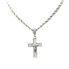 Image 1 : STAINLESS STEEL CROSS PENDANT COMES W/CHAIN