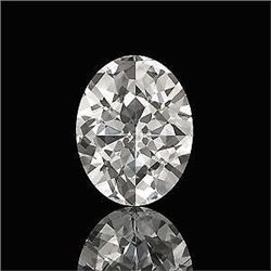 GIA CERT 0.73 CTW OVAL DIAMOND K/VS1