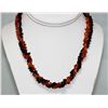 Image 2 : 200.01  CTW TWISTED GARNET & SUSUNITE NECKLACE