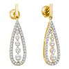 Image 1 : 14KT Yellow Gold 0.75CTW DIAMOND FASHION EARRING