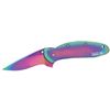 Image 1 : KERSHAW RAINBOW SCALLION FOLDING KNIFE OVERALL LENGTH: