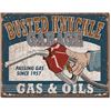 Image 1 : GAS AND OIL NOSTALGIC METAL SIGN