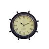 Image 1 : ANTIQUE STYLE NAUTICAL COPPER 15" SHIP WHEEL CLOCK