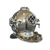 Image 1 : COLLECTIBLE CHROME U.SNAVY MARK V 18" DIVERS HELMET REP