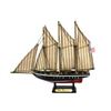 Image 1 : 7" WOODEN ATLANTIC SAILBOAT
