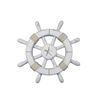 Image 1 : 12" RUSTIC WHITE SHIPWHEEL W/STARFISH