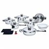 Image 1 : Chef's Secret 16pc 7-Ply Surgical Stainless Steel Cookw