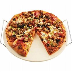 Precise Heat 13" Pizza/Baking Stone with Rack