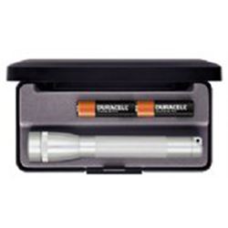 SMALL SILVER MAGLITE COMES WITH CASE