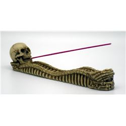 SKULL AND BONES INCENSE BURNER