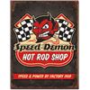 Image 1 : SPEED DEMON NOSTALGIC METAL SIGN