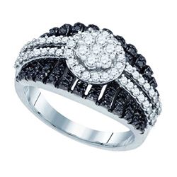 10KT White Gold 1.00CTW DIAMOND FASHION BAND