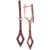 Image 1 : 10KT Rose Gold 0.25CTW DIAMOND MICRO-PAVE EARRING