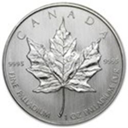 Canada 1 oz Palladium Maple Leaf BU (Random Year)