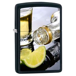 GENUINE ZIPPO LIGHTER "TWIST OF LIME"