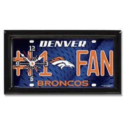 BRONCOS CLOCK