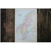 Image 1 : GENUINE AUTHENTIC 1901 MAP OF SWEDEN & NORWAY