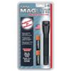 Image 1 : SMALL BLACK MAGLITE RUNS OFF OF AA BATTERIES (BATTERIES
