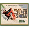 Image 1 : SHELL METAL SIGN