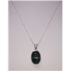 Image 1 : 12.01 CTW BLACK STAR PENDANT .925 STERLING SILVER