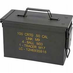 Classic Safari Large Metal Replica Ammo Box