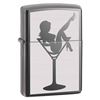 Image 1 : GENUINE ZIPPO LADY IN COCKTAIL LIGHTER